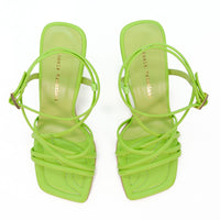 BVA86 LEATHER HEEL SANDALS