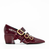 FRU03 PATENT LEATHER HEEL SHOES