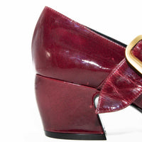 FRU03 PATENT LEATHER HEEL SHOES