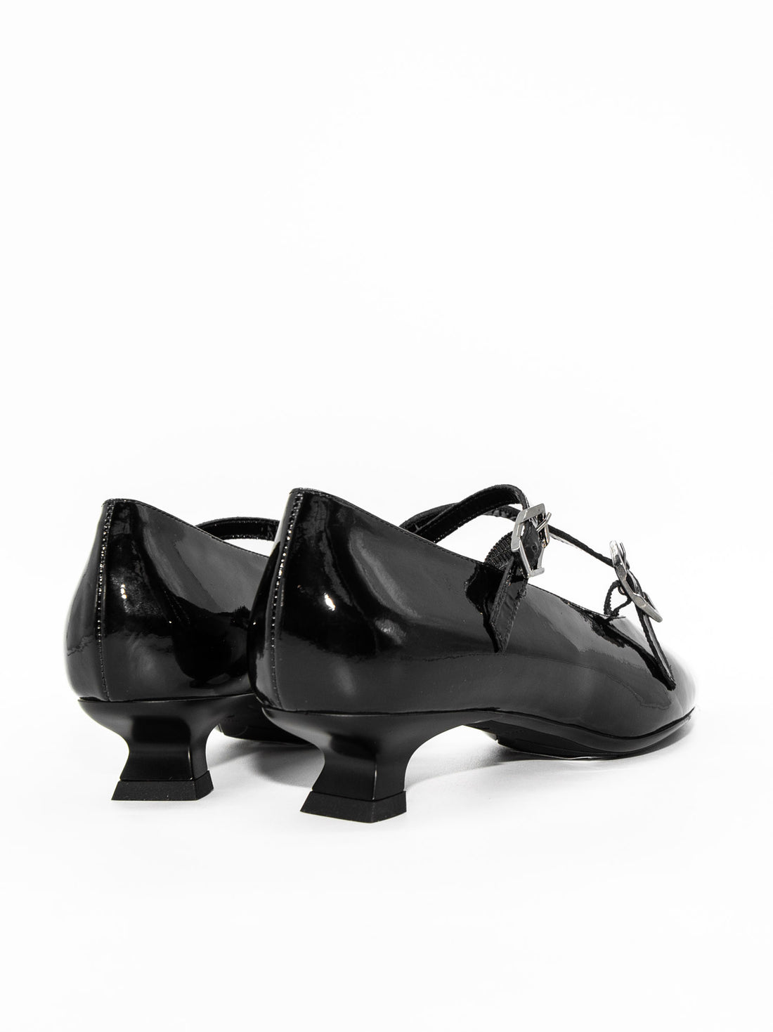 FT24 PATENT LEATHER HEEL SHOES