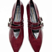 FZP25 PATENT LEATHER FLAT SHOES