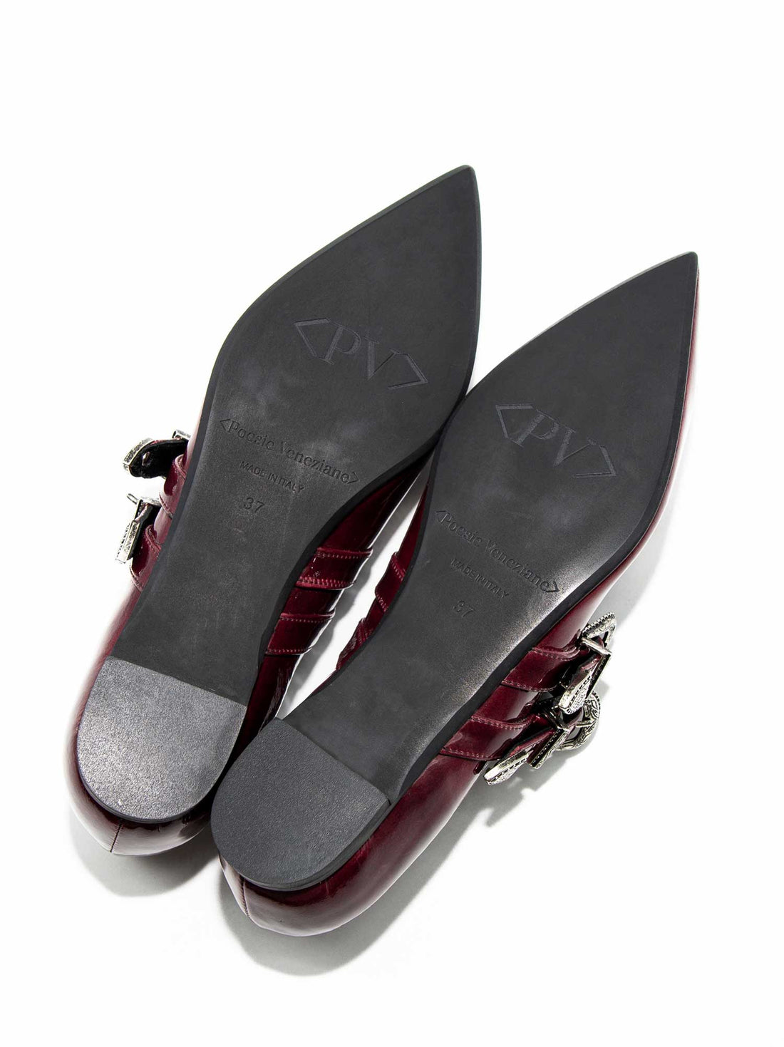 FZP25 PATENT LEATHER FLAT SHOES