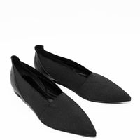 FZP27 LEATHER FLAT SHOES