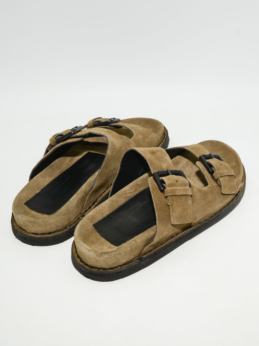 JBK38 CRUST LEATHER SANDALS