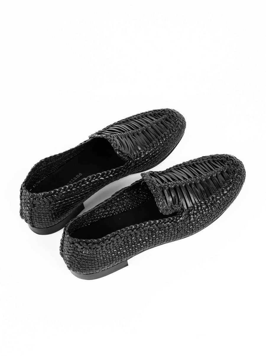 JJA11QN WOVEN LEATHER LOAFERS