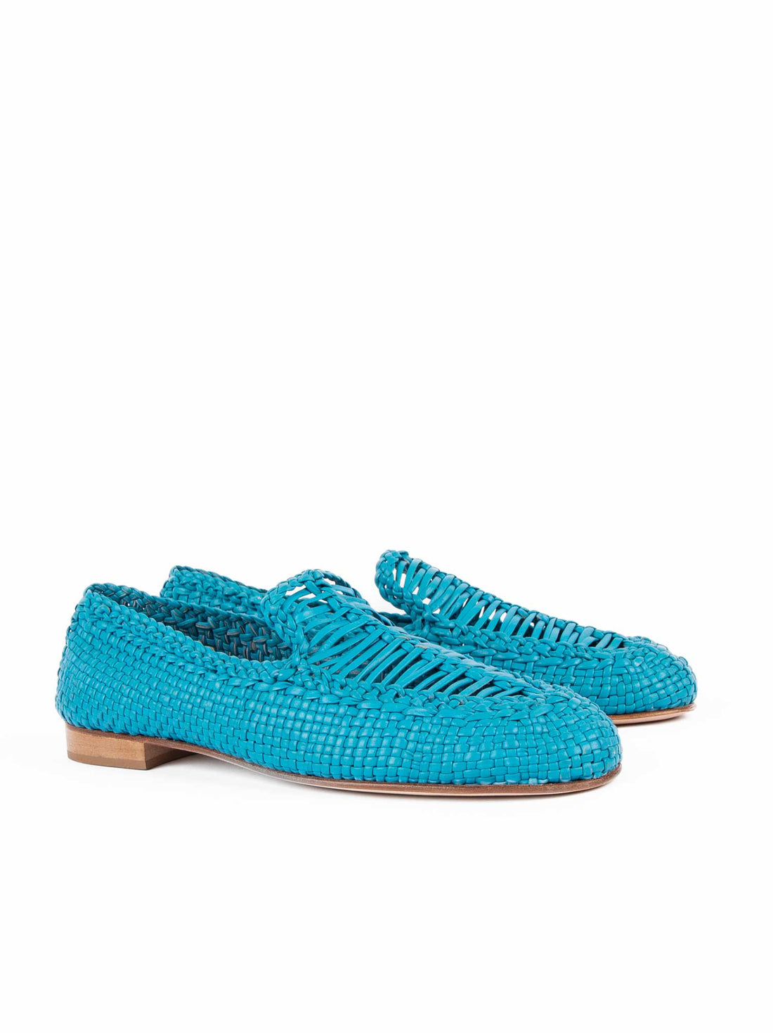 JJA11QN WOVEN LEATHER LOAFERS