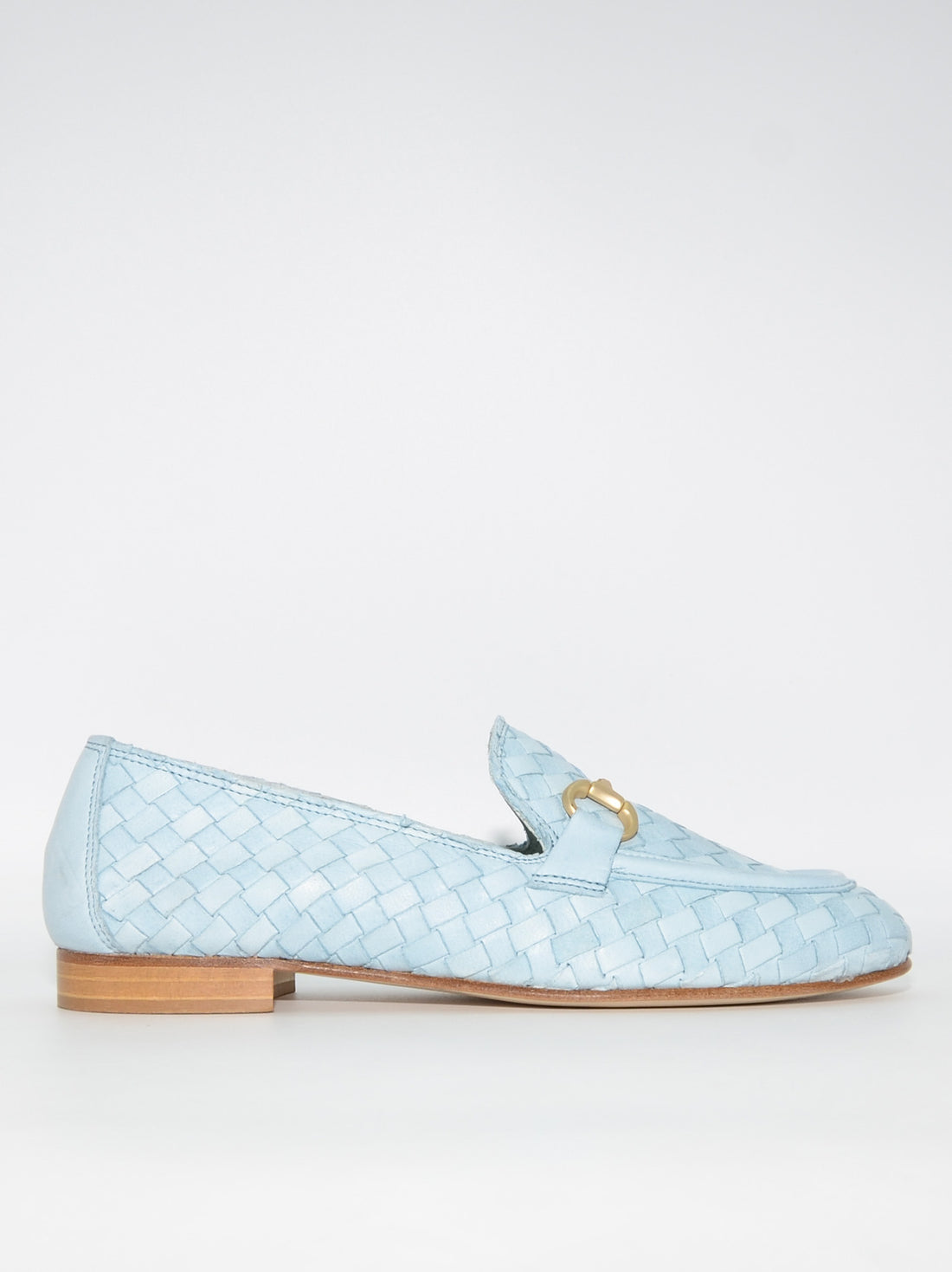 JJA40N WOVEN LEATHER LOAFERS