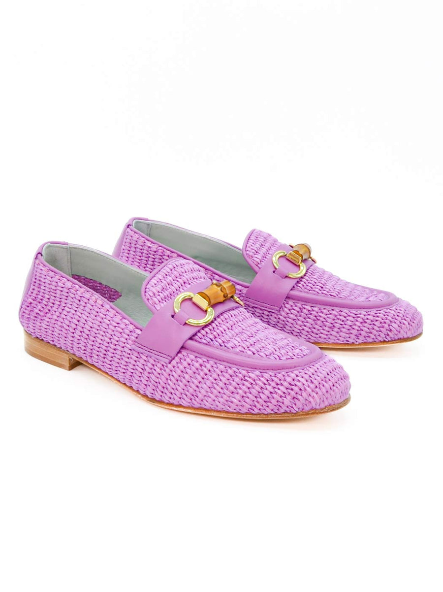 JJA6 RAFIA LOAFERS