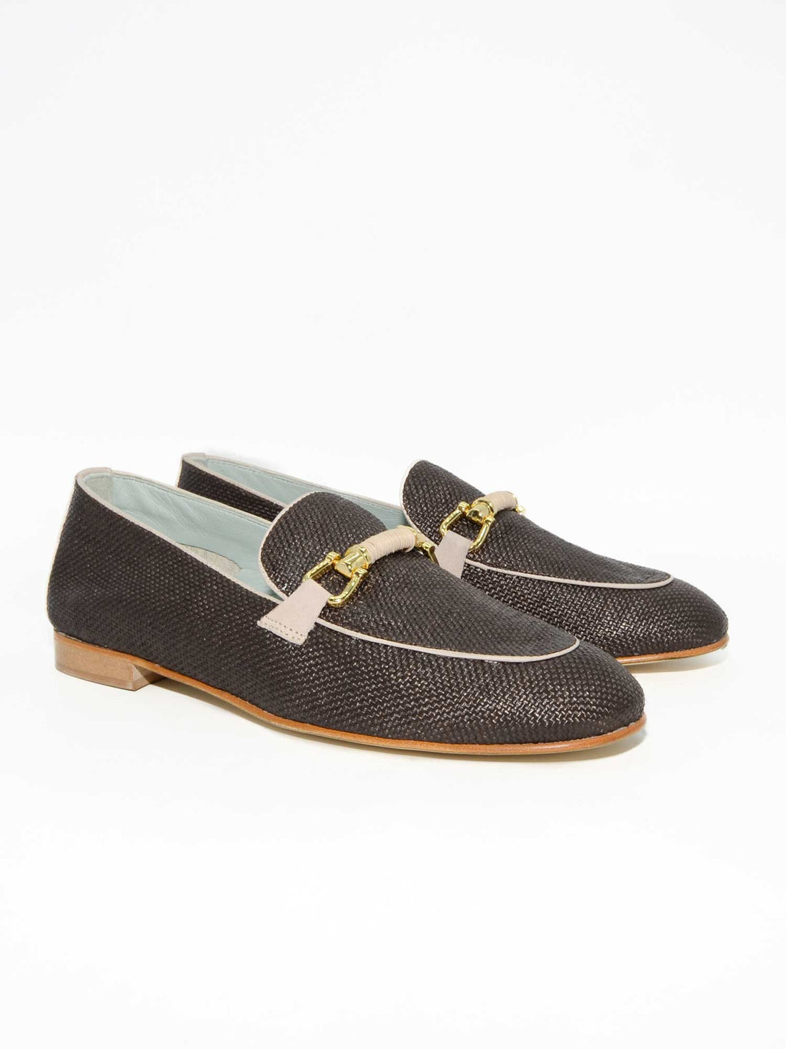 JJA8 RAFIA LOAFERS