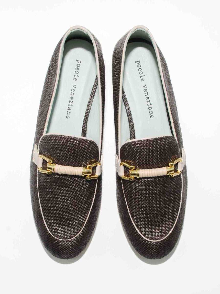 JJA8 RAFIA LOAFERS