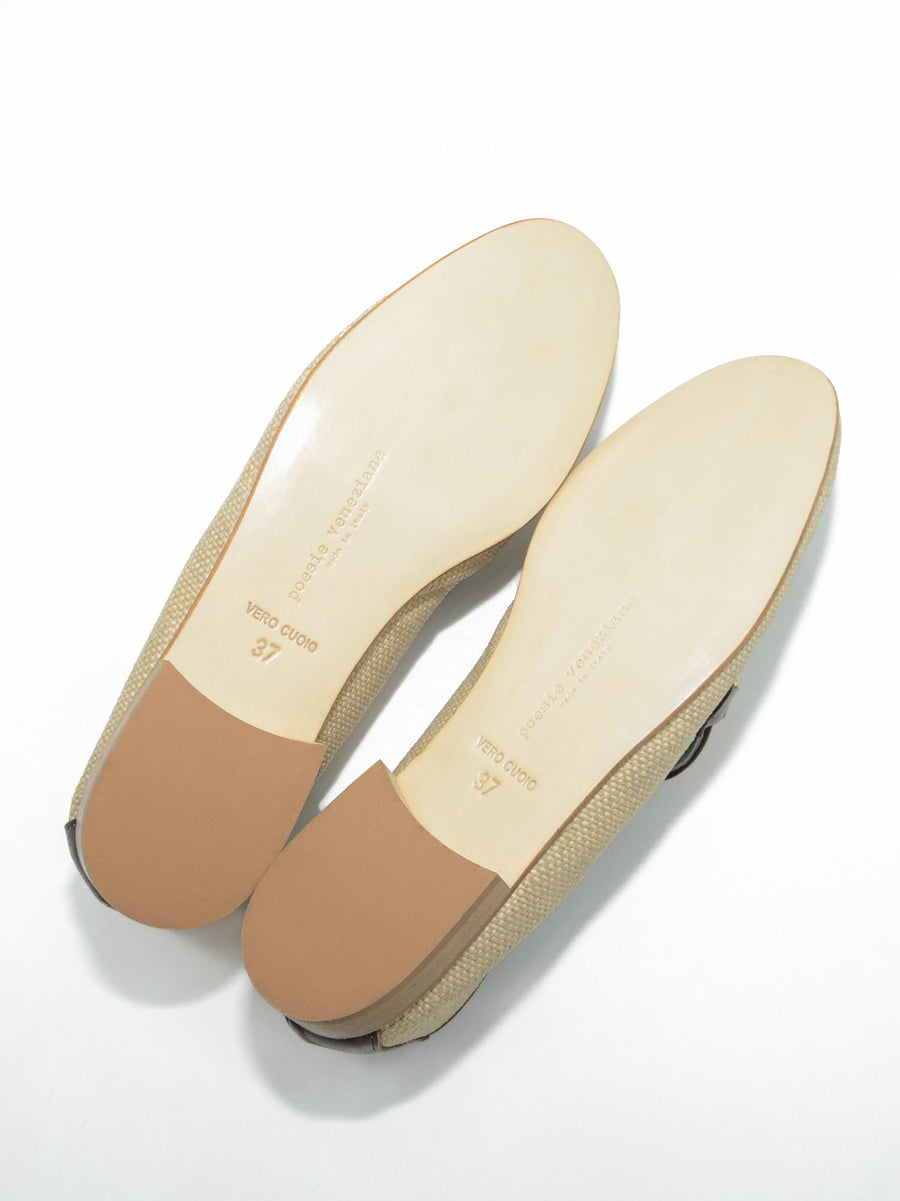 JJA8 RAFIA LOAFERS