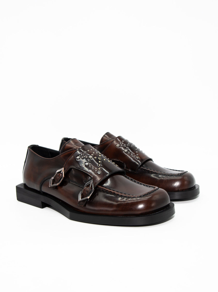 JMAZ25 BRUSHED LEATHER LOAFERS