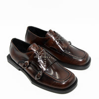 JMAZ25 BRUSHED LEATHER LOAFERS