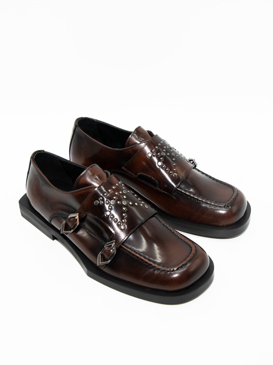 JMAZ25 BRUSHED LEATHER LOAFERS