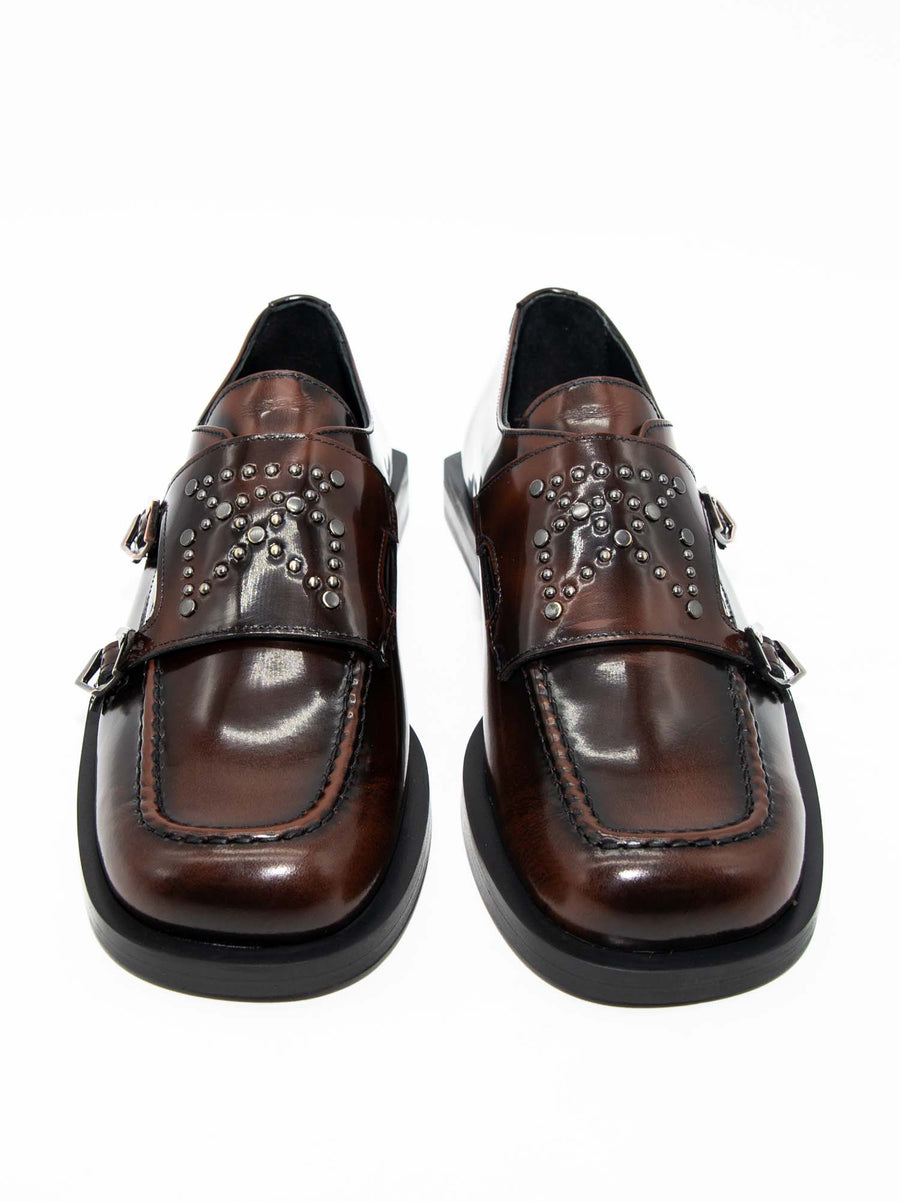 JMAZ25 BRUSHED LEATHER LOAFERS