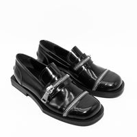 JMAZ27 BRUSHED LEATHER LOAFERS