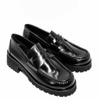 JMC41N BRUSHED LEATHER LOAFERS