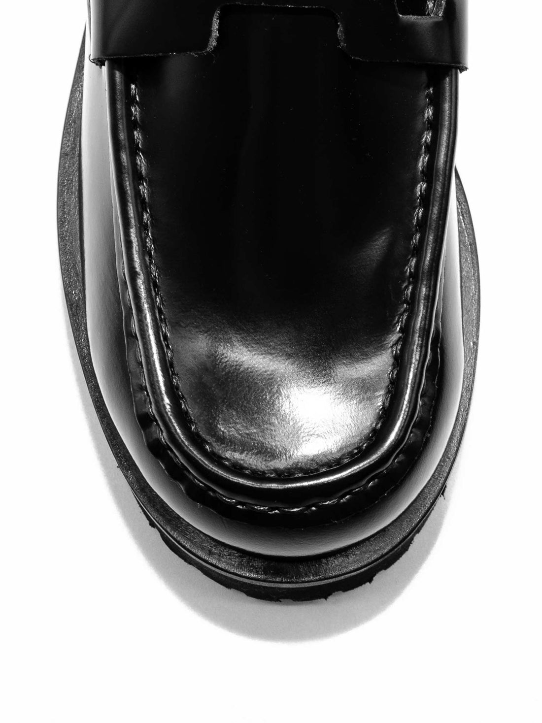 JMC41N BRUSHED LEATHER LOAFERS