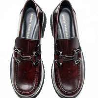 JMC50 BRUSHED LEATHER LOAFERS