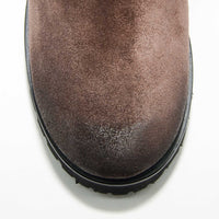 JMC70 CRUST LEATHER CHELSEA ANKLE BOOTS