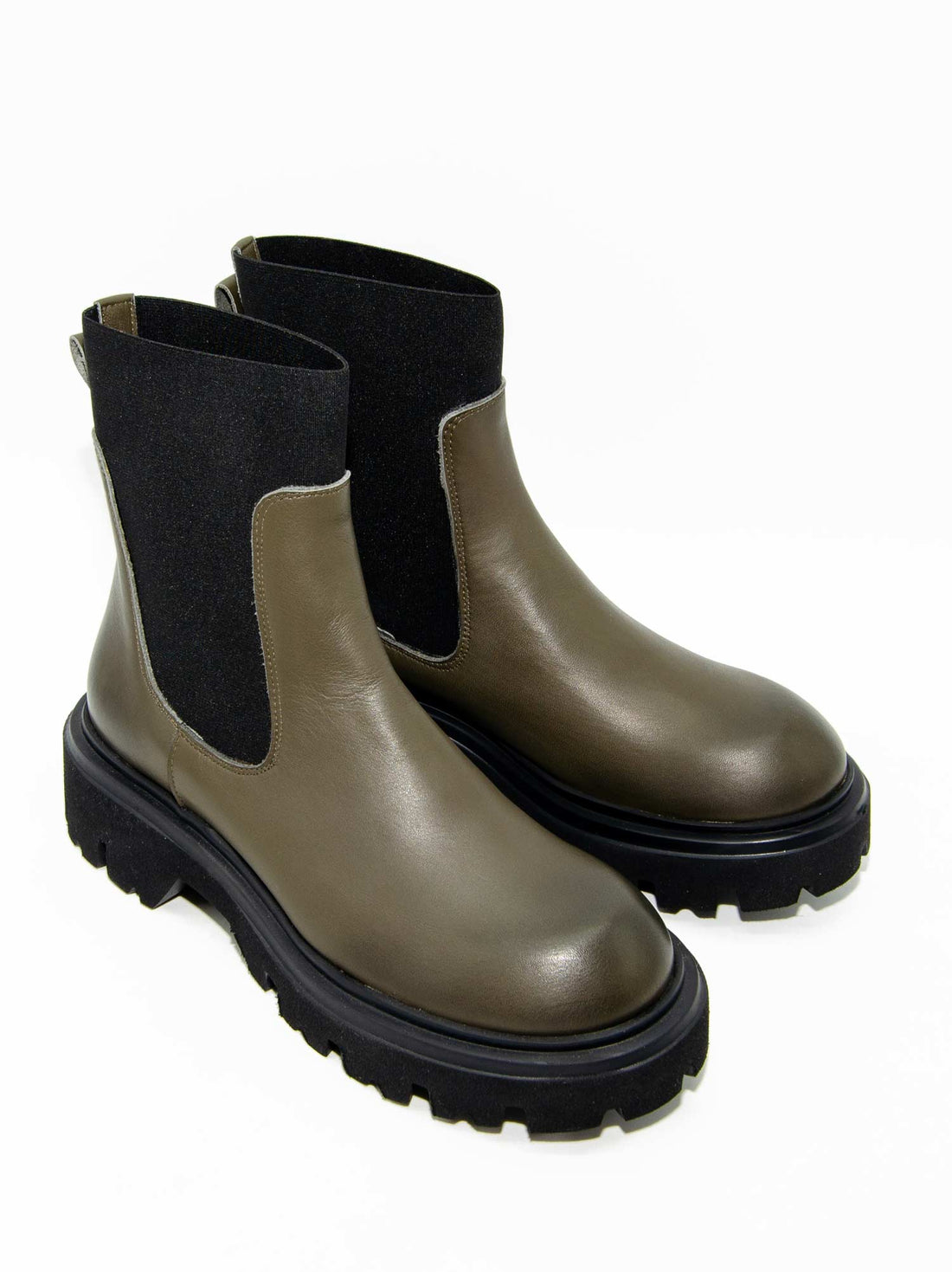 JMN43N LEATHER CHELSEA ANKLE BOOTS