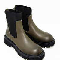 JMN43N LEATHER CHELSEA ANKLE BOOTS