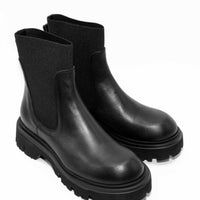 JMN43N LEATHER CHELSEA ANKLE BOOTS