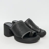 JPC05 LEATHER HEEL MULES