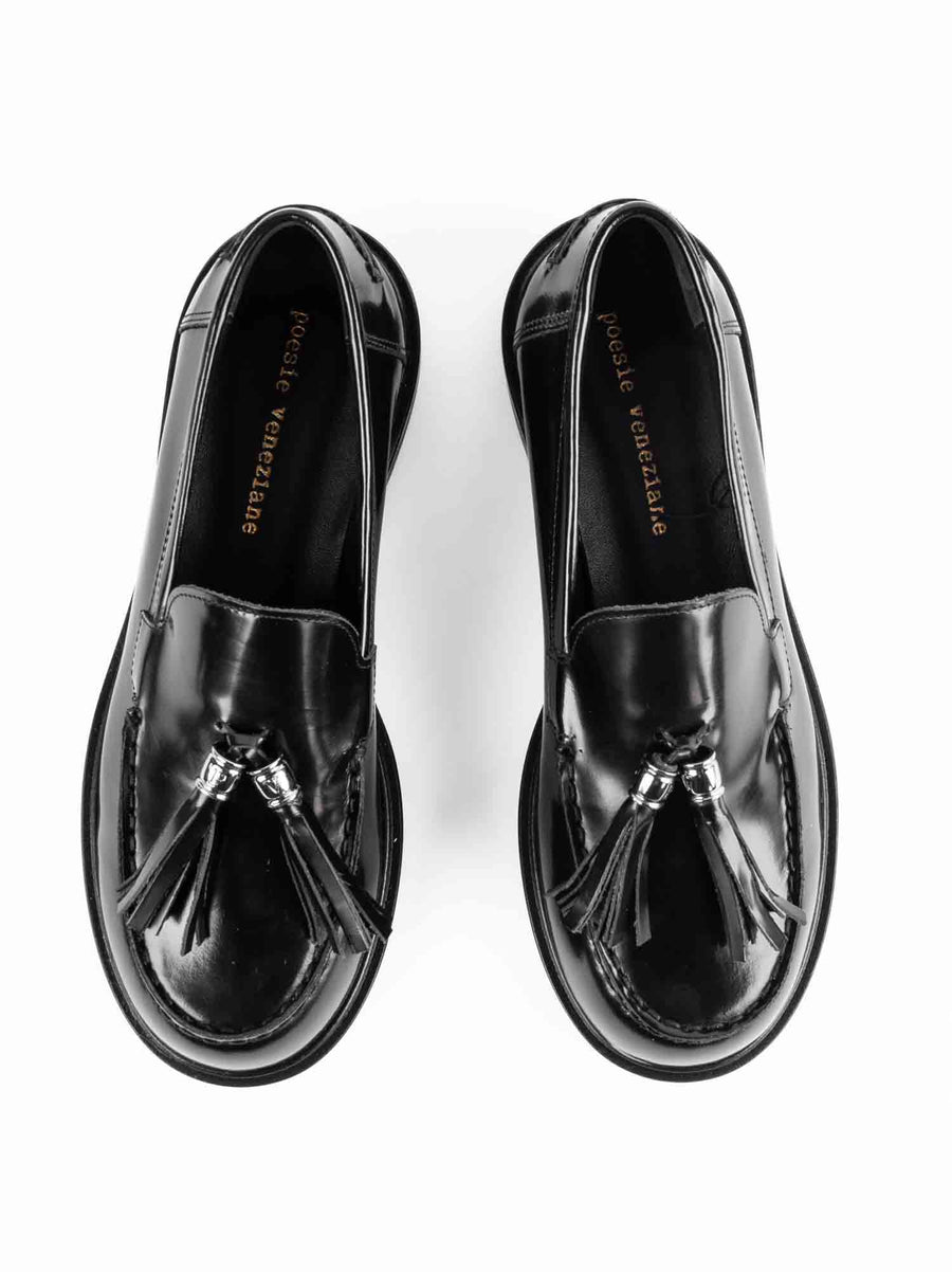 JPG04 BRUSHED LEATHER LOAFERS