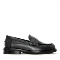 JPG30Q VINTAGE-EFFECT LEATHER LOAFERS