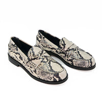 JPG30Q SNAKE-EMBOSSED LOAFERS