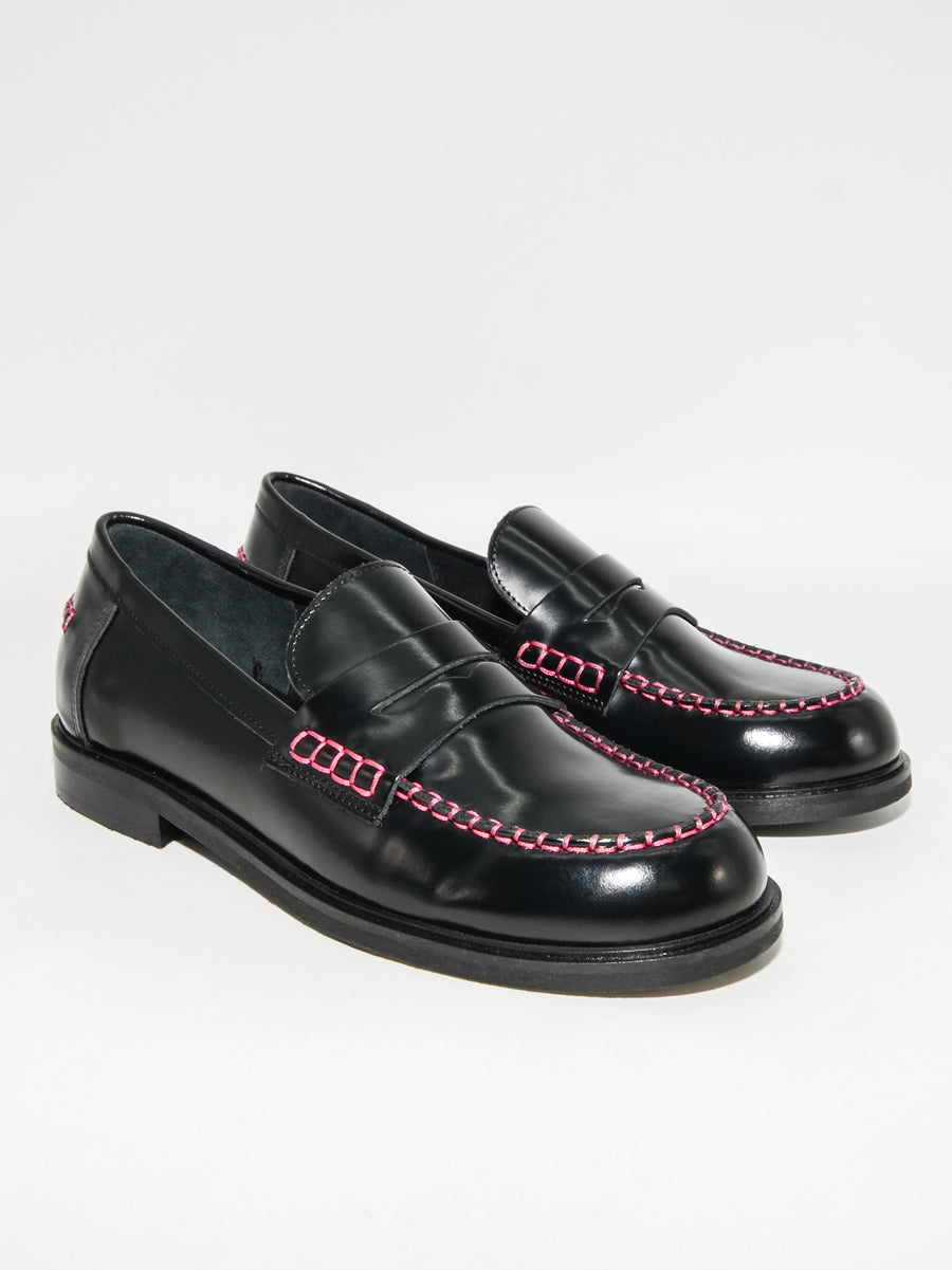 JPG40NEW BRUSHED LEATHER LOAFERS