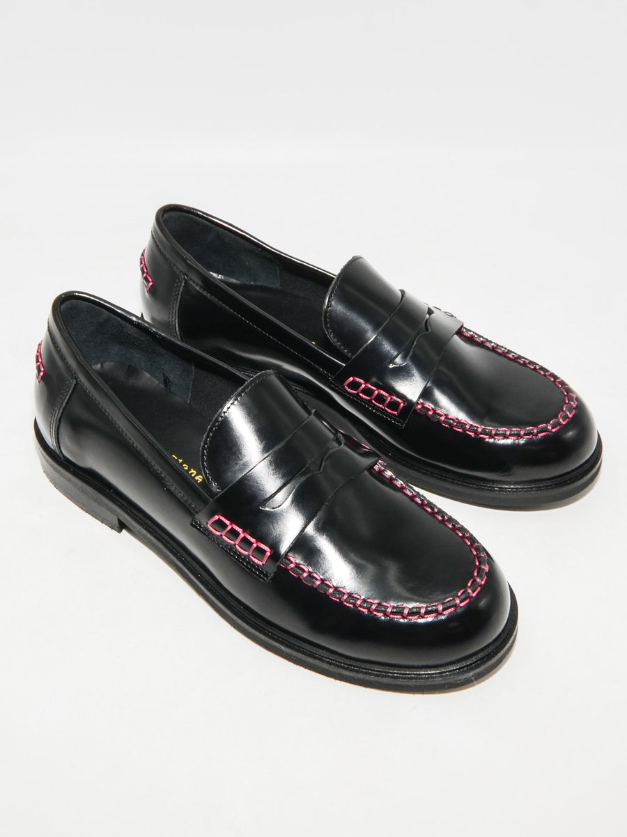 JPG40NEW BRUSHED LEATHER LOAFERS