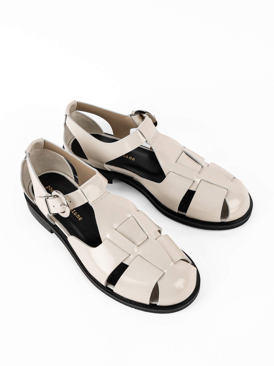 JPG50NEW BRUSHED LEATHER SANDALS