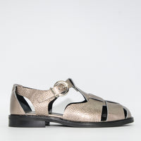 JPG50NEW METALLIC LEATHER SANDALS