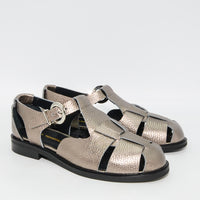 JPG50NEW METALLIC LEATHER SANDALS