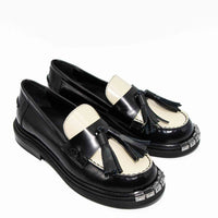 JPGH24 BRUSHED LEATHER LOAFERS