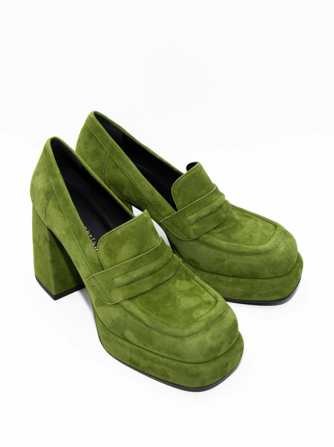 MCA22 SUEDE PLATFORM LOAFERS