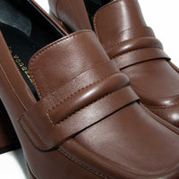 MCA22 LEATHER PLATFORM LOAFERS