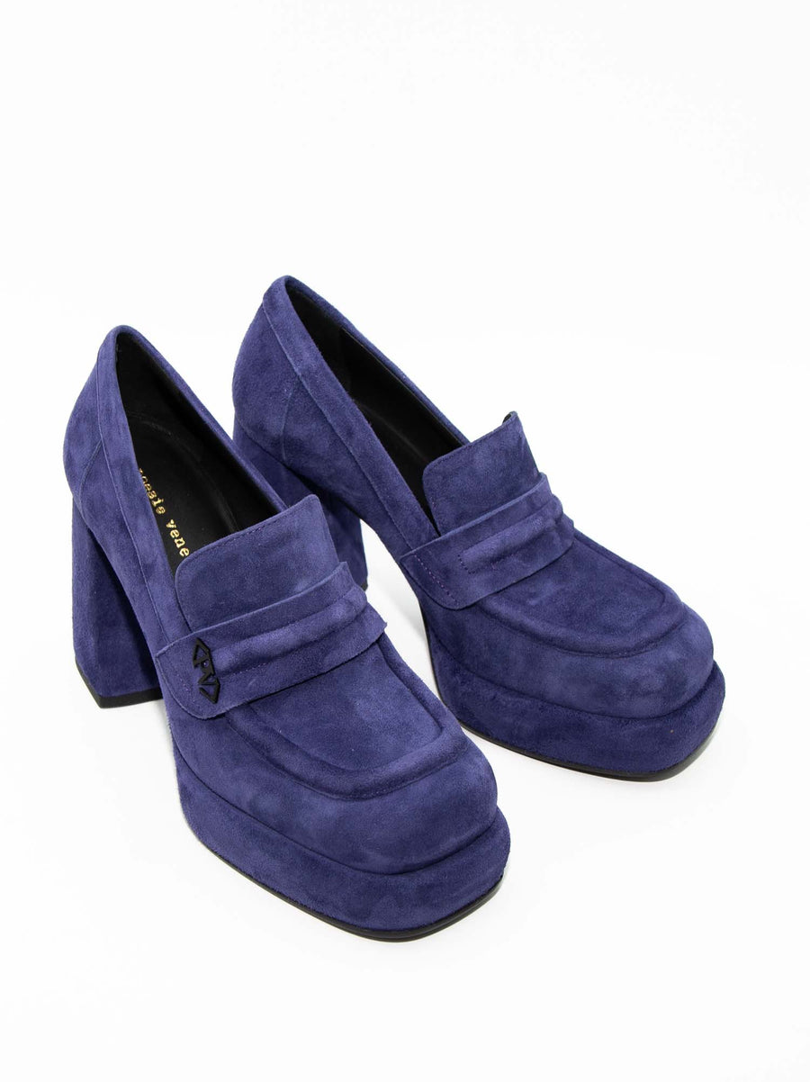 MCC22 SUEDE PLATFORM LOAFERS