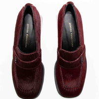 MISV06 PONY SKIN HEEL LOAFERS