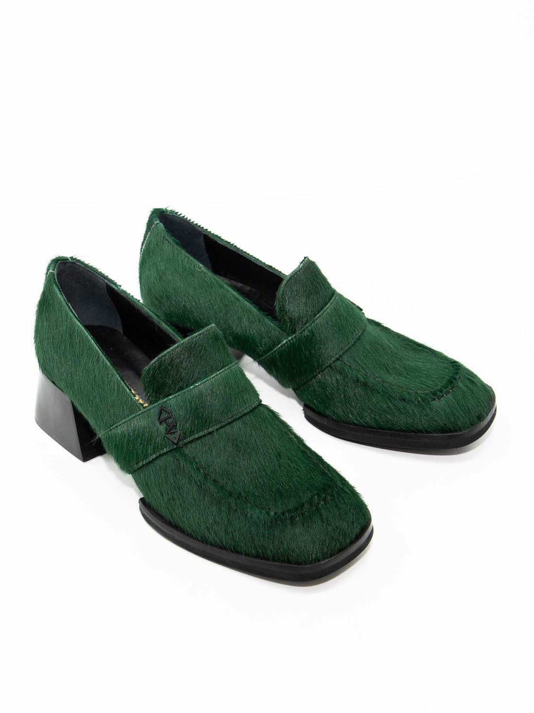 MISV06 PONY SKIN HEEL LOAFERS