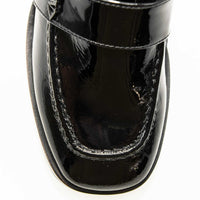 MISV06 PATENT LEATHER HEEL LOAFERS