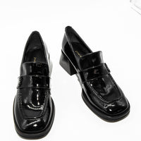 MISV06 PATENT LEATHER HEEL LOAFERS