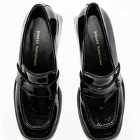 MISV06 PATENT LEATHER HEEL LOAFERS