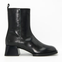 MISV08 LEATHER HEEL ANKLE BOOTS