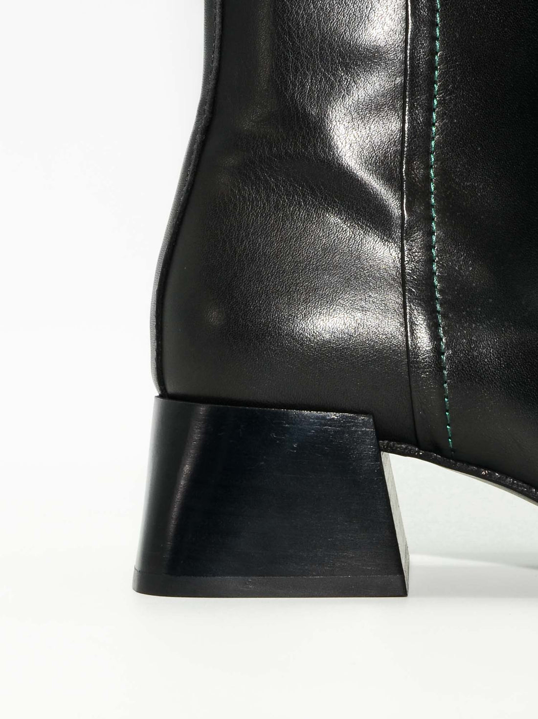 MISV08 LEATHER HEEL ANKLE BOOTS