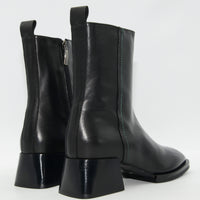 MISV08 LEATHER HEEL ANKLE BOOTS