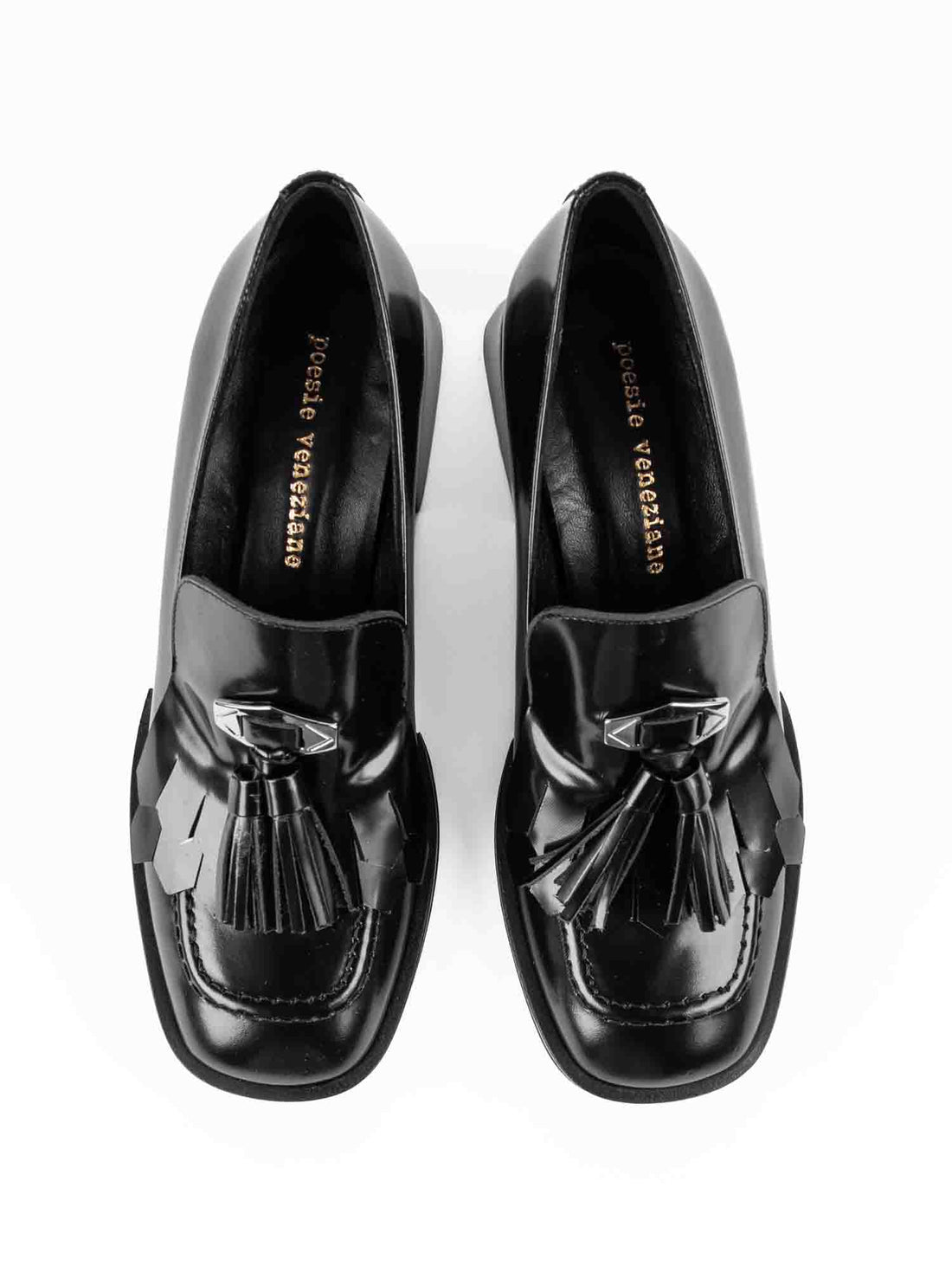 MISV10 BRUSHED LEATHER HEEL LOAFERS