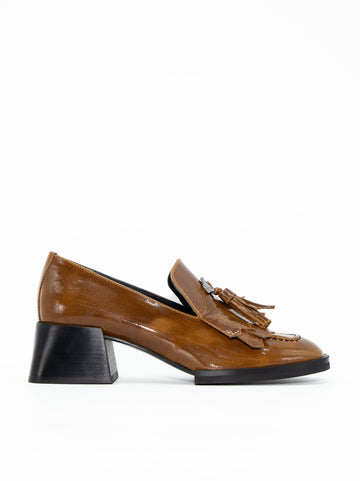 MISV10 PATENT LEATHER HEEL LOAFERS